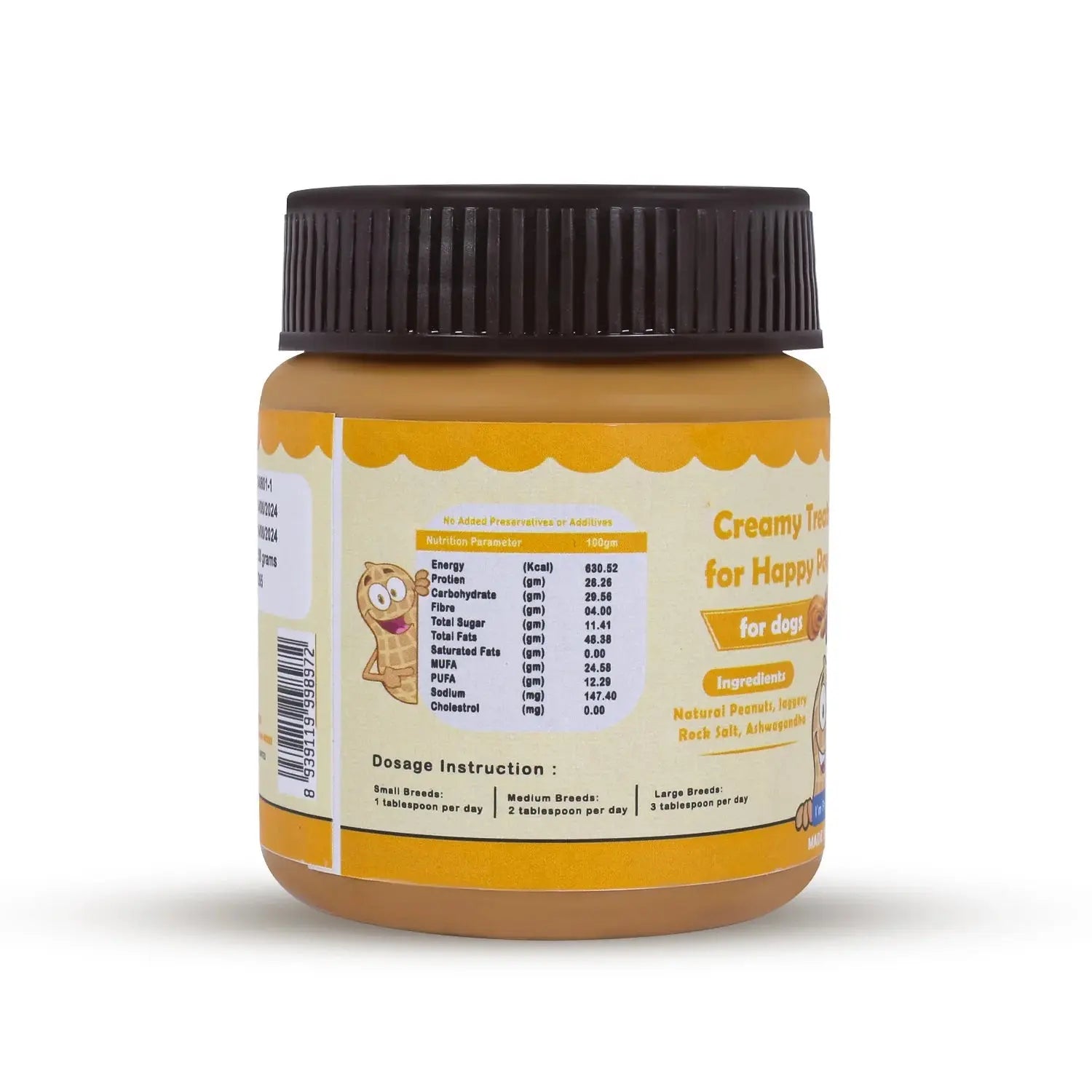 Furrvita | Peanut Butter for Dogs |Enriched with Jaggery | Perfect for All Ages & Breeds of Dogs - Petspalz