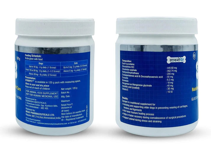 Glucosamine and chondroitin supplement for pet joint health – Petspalz
