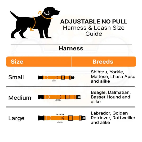 Heavy-duty harness kit for maximum comfort and zero choking - Petspalz