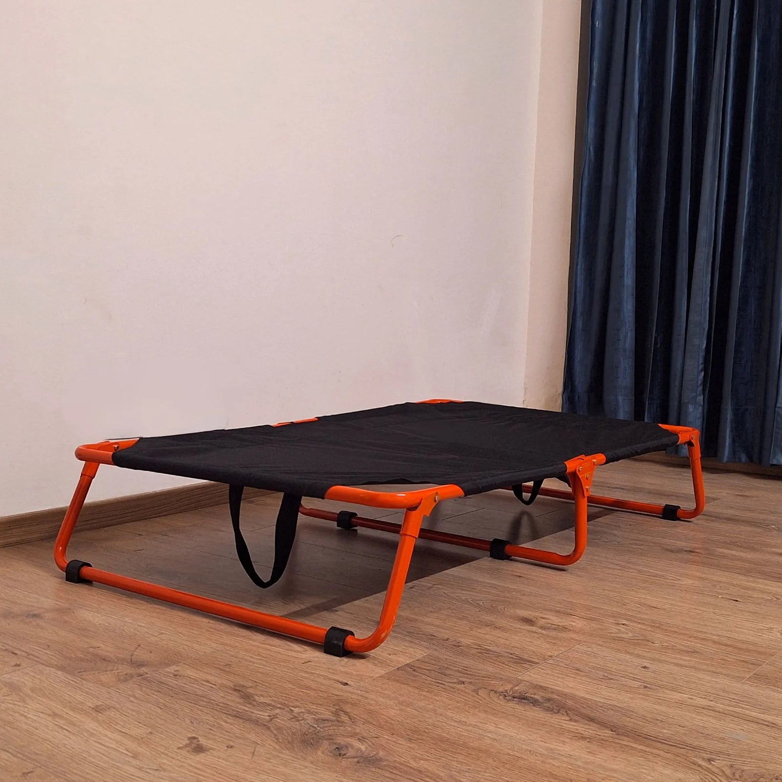 raised dog bed for large dogs orange