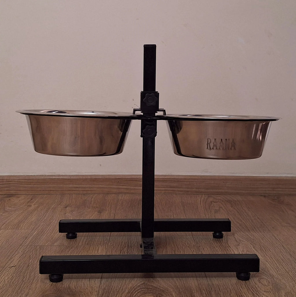 heavy duty dog feeding stand