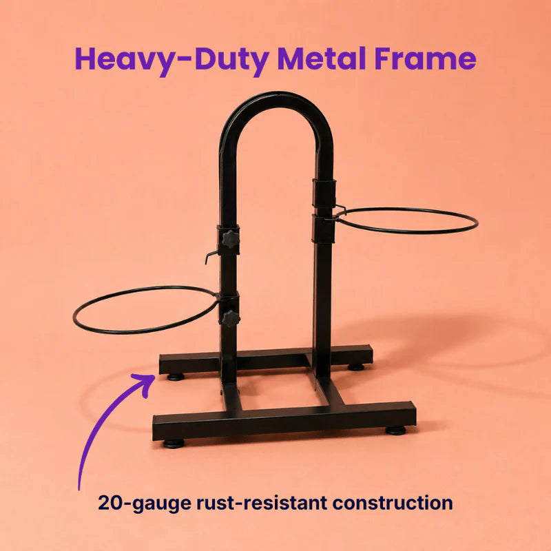 
heavy duty dog food stand