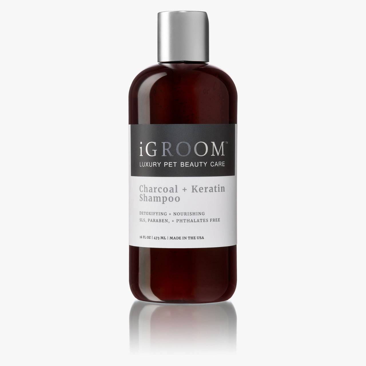  iGroom Charcoal Keratin Shampoo for Pets  Petspalz