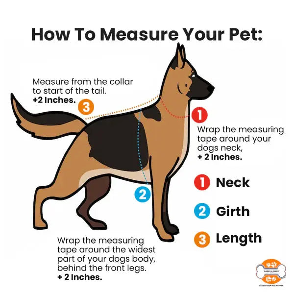 How to Measure your pet  Lightweight Turbo Dry Bathrobes For Dogs showing benefits of soft, super absorbent micro terry fabric.