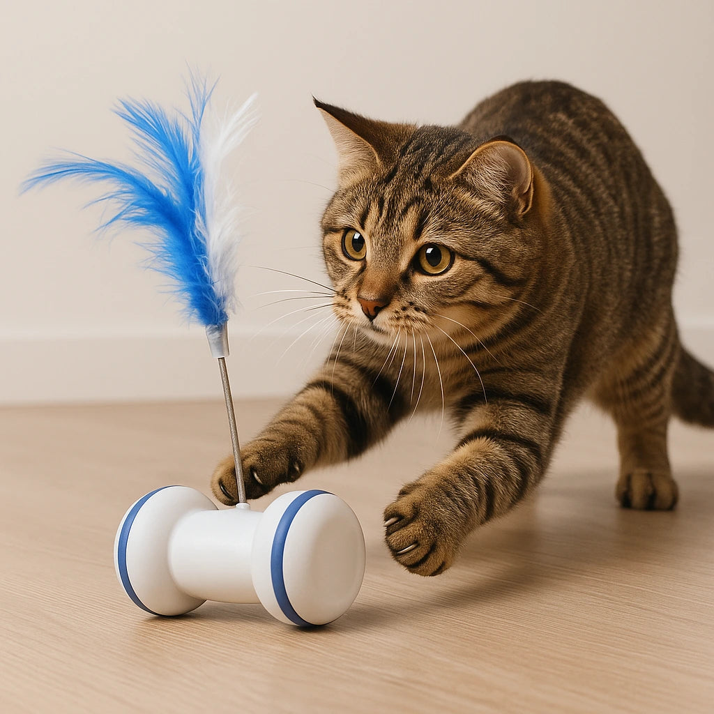 Interactive motion pet toy with random movement
