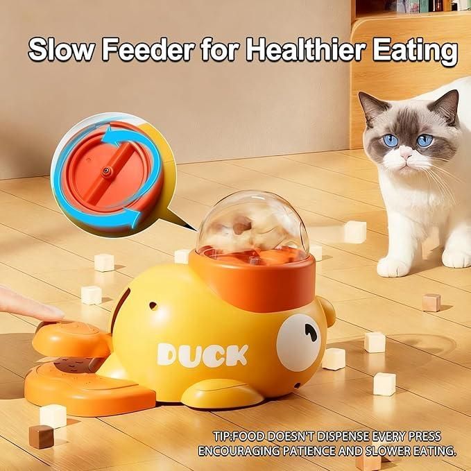 Interactive slow feeder dog food puzzle bowl