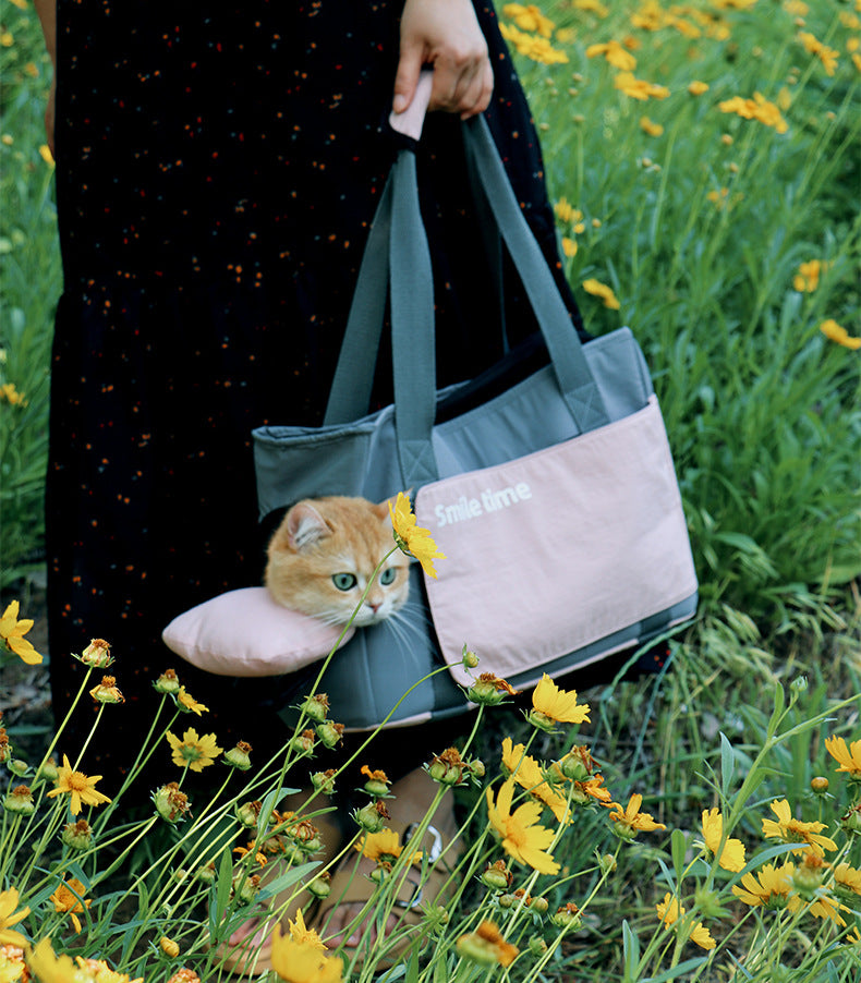 Stylish breathable pet carry bag up to 6kg