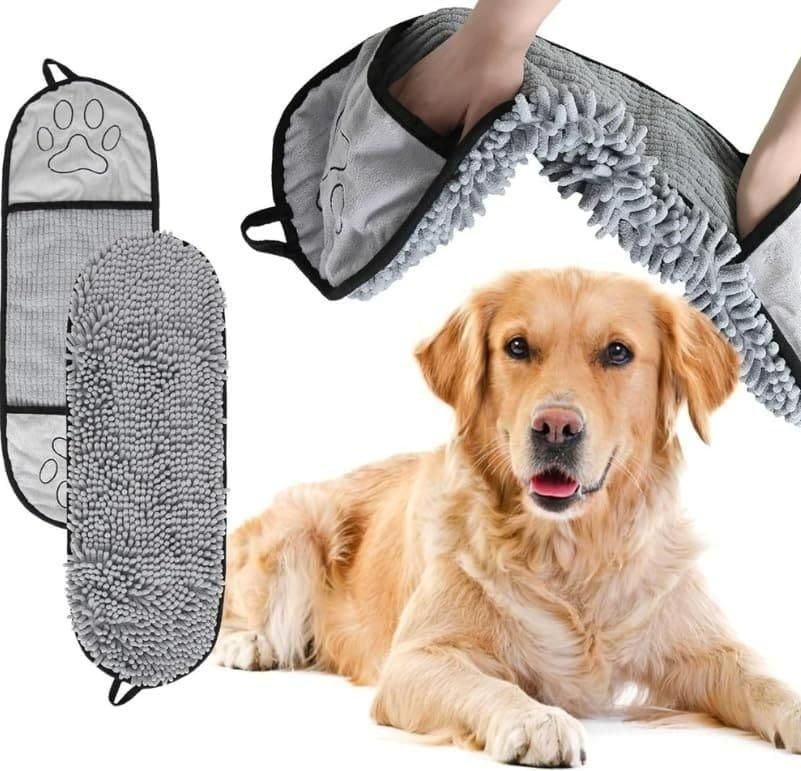 Microfiber towel for drying dogs and cats – super absorbent pet towel