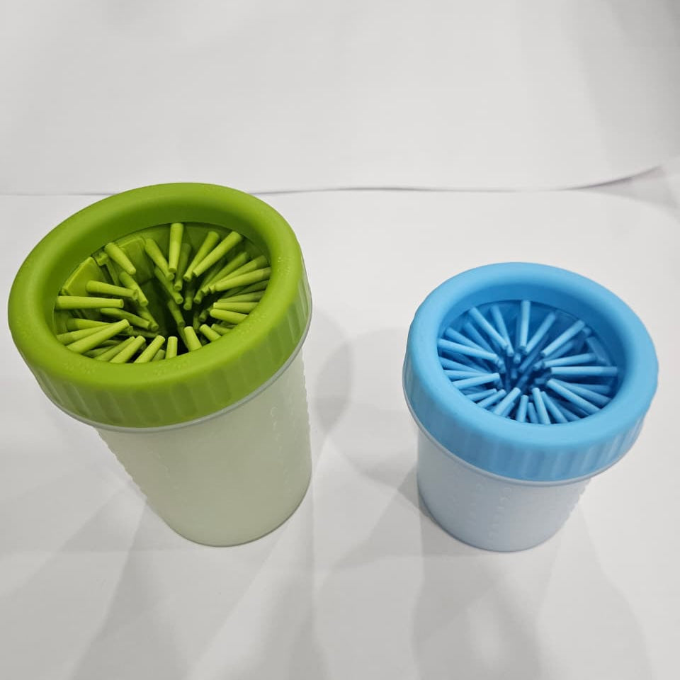 Small paw cleaner with soft silicone bristles for dogs and cats – Petspalz