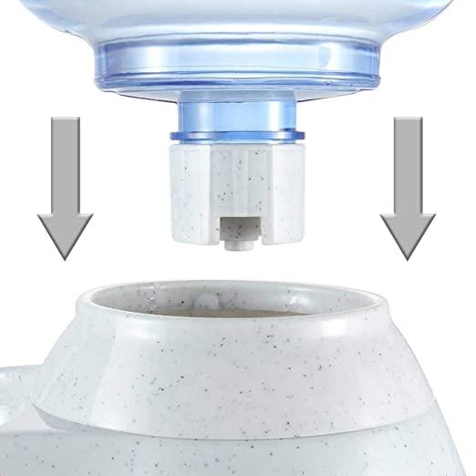 Pet waterer with removable parts for easy cleaning