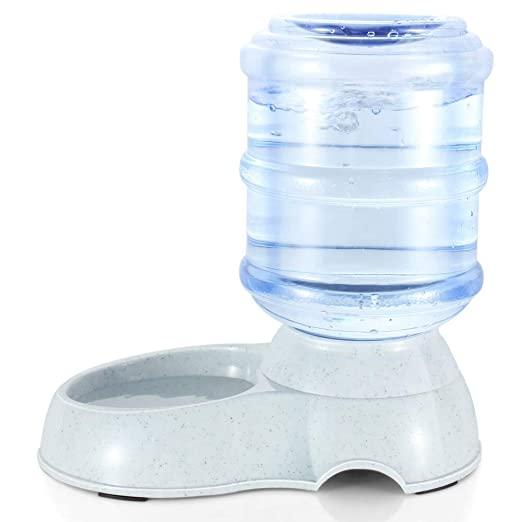 Automatic gravity pet water dispenser for dogs and cats