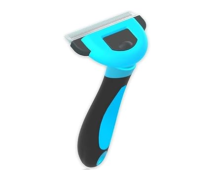 WapaW pet grooming brush blue small size for cats and dogs