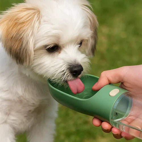 Portable Pet Water Bottle with Food Storage Compartment India