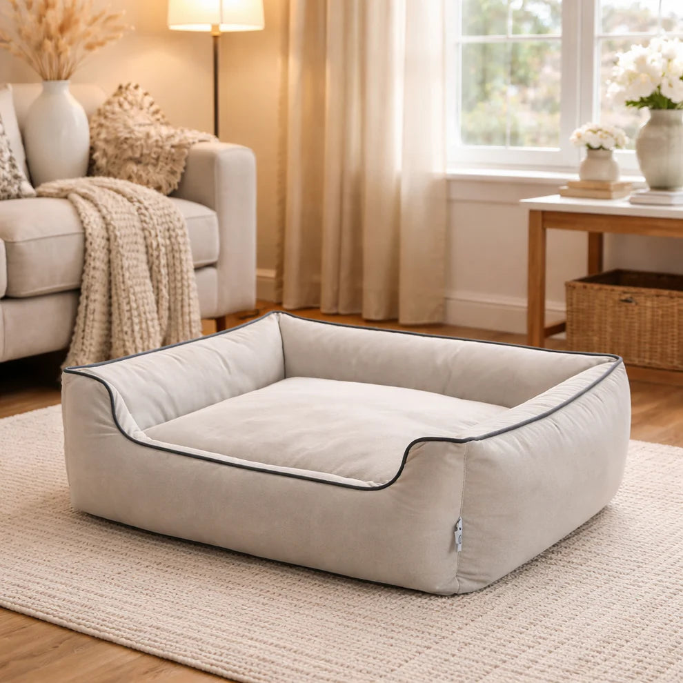 Petspalz Soft Cotton Orthopedic Dog Bed