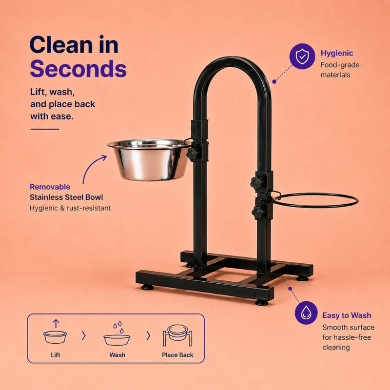 premium elevated pet feeder