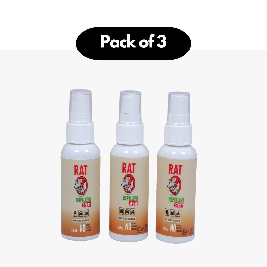 Rat repellent spray 50ml bottle pack of 3