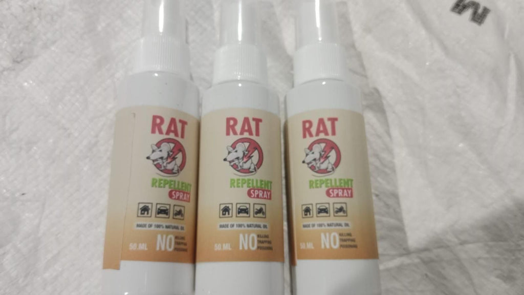 Natural rat and rodent control spray non-toxic