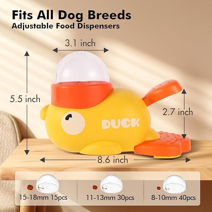 Dog feeder toy for mental stimulation and boredom control
