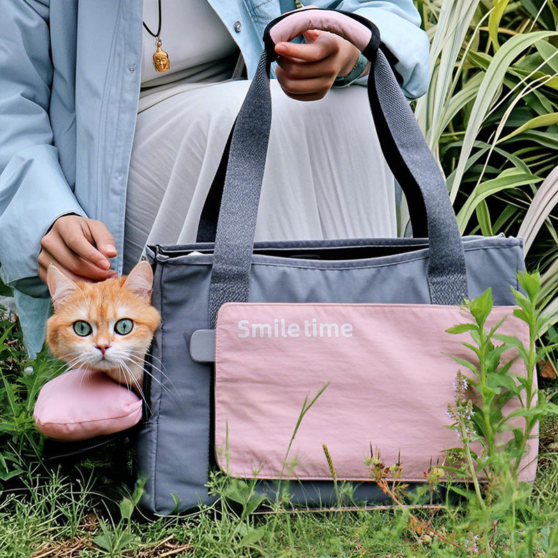 Smart Tote premium pet carry bag for cats and small dogs