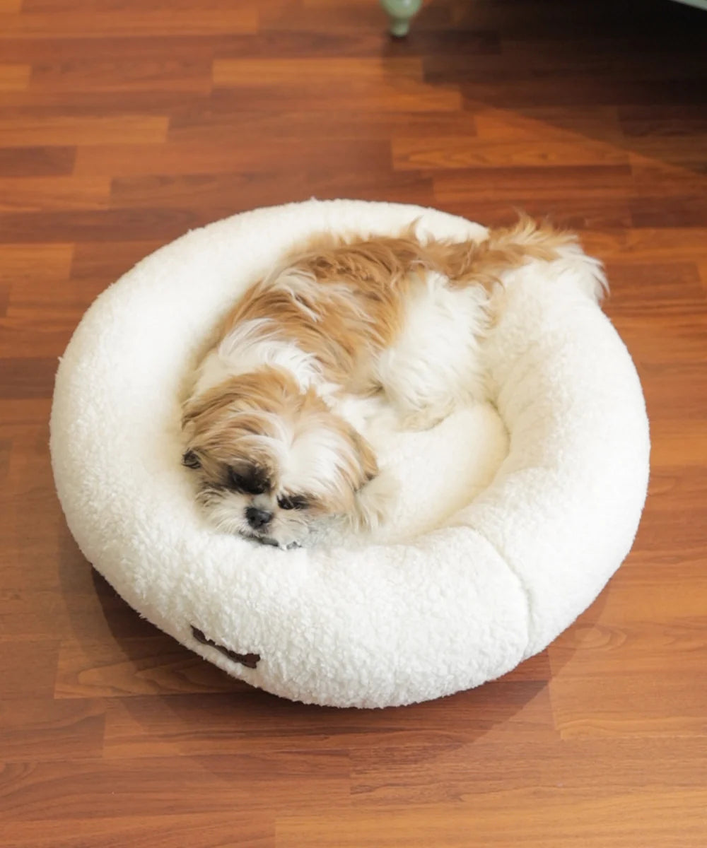 Dog Bed – Ultra-Soft Sherpa Comfort Bed with Cushion Anti-Skid Base