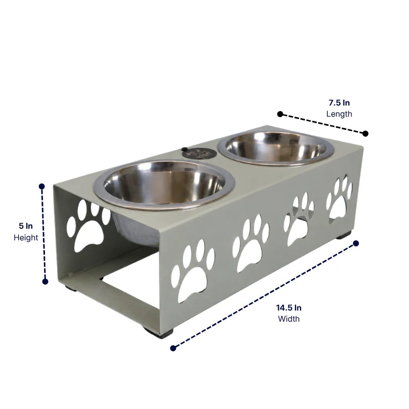 stainless steel pet bowl stand
