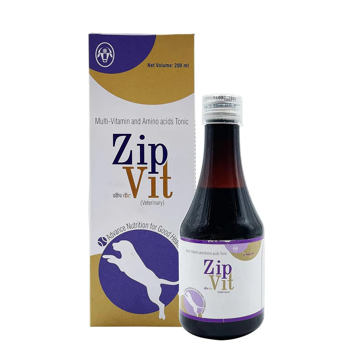 ZipVit multivitamin syrup for dogs and cats 200ml – Petspalz